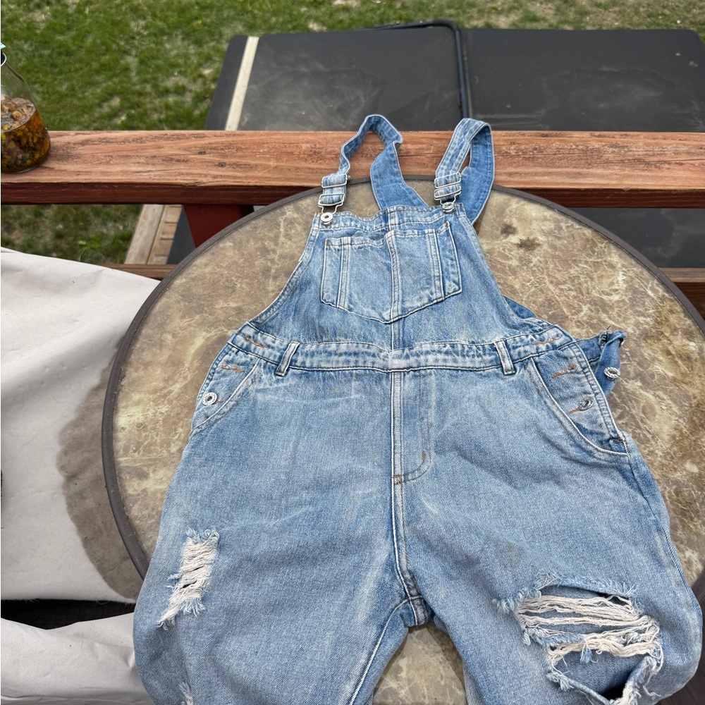 Honey Punch Blue Denim Fabric